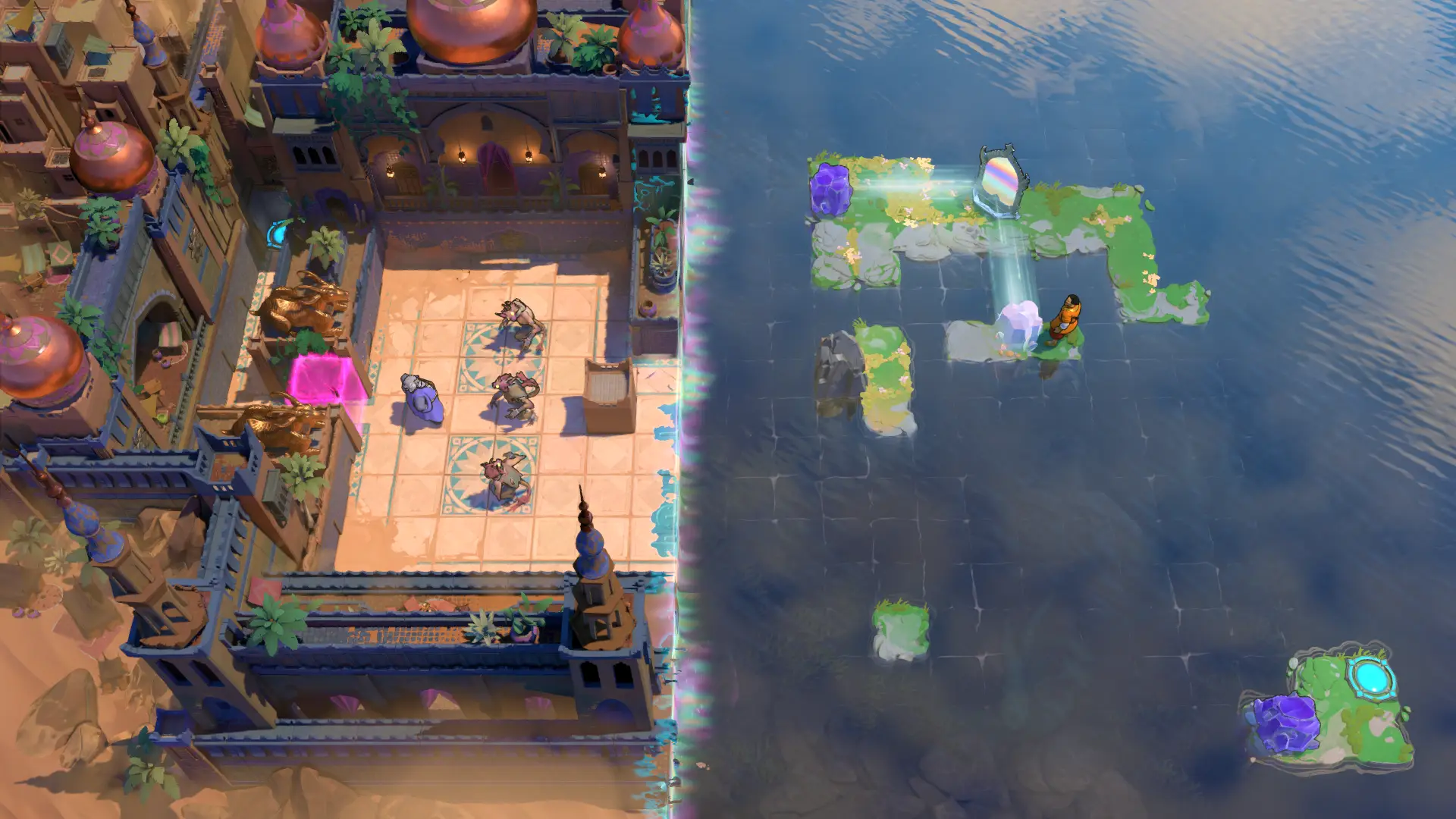 The single Heroes and Mirrors combination board in the imported Demo snapshot.